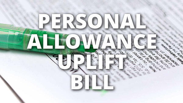 Personal Allowance Uplift Bill